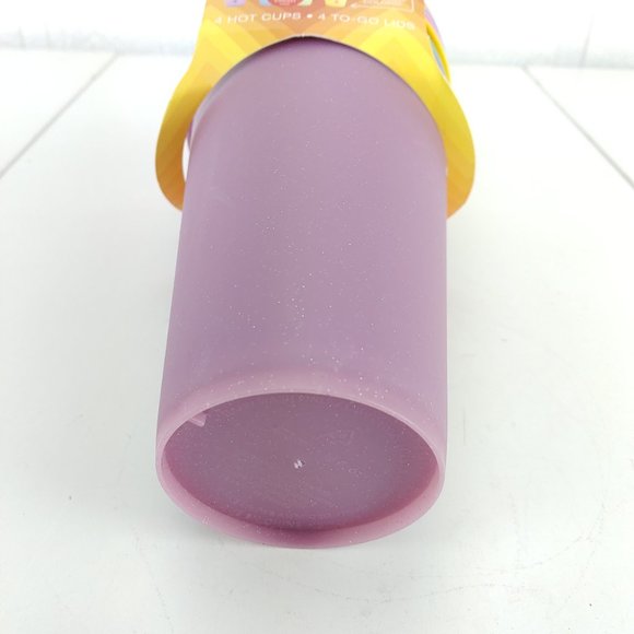 TAL Color-Changing To-Go Hot Cups 4 Pack 16oz Reusable Eco-Friendly New - Picture 6 of 6